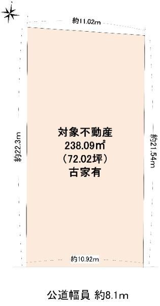 中浜町（愛知大学前駅）　１９８０万円 土地価格1980万円、土地面積238.09m<sup>2</sup> 