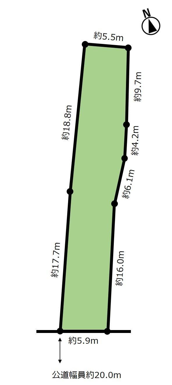 今市場町１（津島駅）　１５００万円 土地価格1500万円、土地面積212.83m<sup>2</sup> 