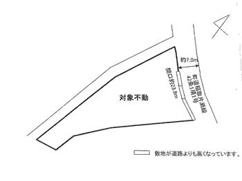 稲取（伊豆稲取駅）　１０００万円 土地価格1000万円、土地面積980m<sup>2</sup> 全体区画図