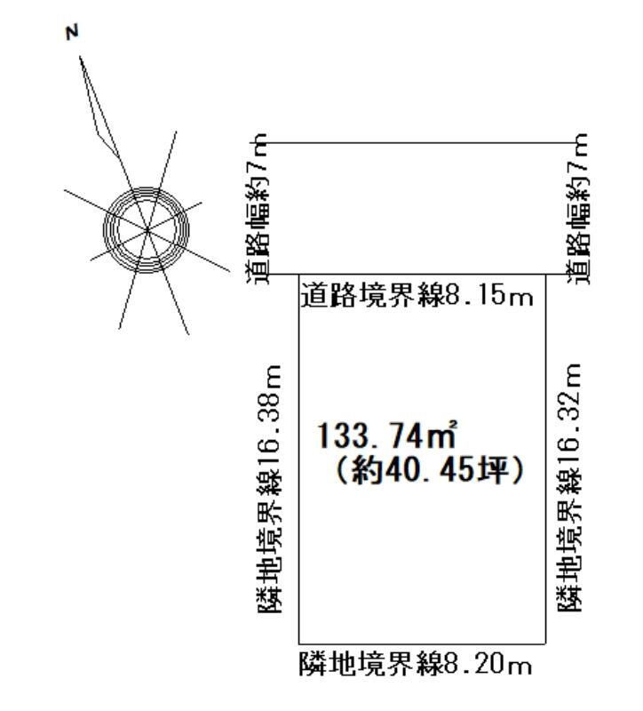 下山町２（瑞穂運動場東駅）　３８４２万７０００円 土地価格3842万7000円、土地面積133.74m<sup>2</sup> 土地面積133.74m<sup>2</sup>（約40.45坪）