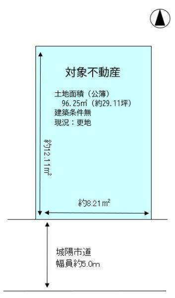 京都府城陽市寺田今堀 寺田駅 土地 物件詳細