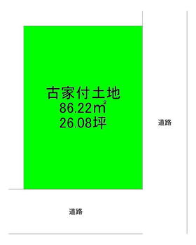 青葉丘（大阪狭山市駅）　４８０万円 土地価格480万円、土地面積86.22m<sup>2</sup> 大阪狭山市駅より土地約８分♪