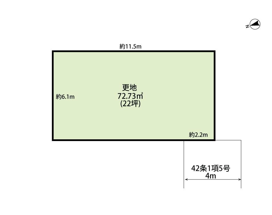 池之宮３　３８０万円 土地価格380万円、土地面積72.73m<sup>2</sup> 