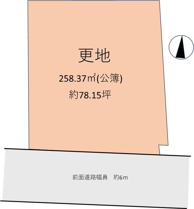 新檜尾台１（光明池駅）　３８８０万円 土地価格3880万円、土地面積258.37m<sup>2</sup> ♪現況更地です♪<BR>♪建築条件ございません♪