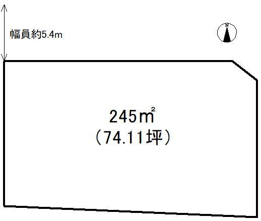 木津大工村　１９８万円 土地価格198万円、土地面積245m<sup>2</sup> 