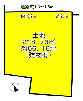 伊勢田町毛語（伊勢田駅）　８００万円 土地価格800万円、土地面積218.73m<sup>2</sup> 建築条件なし<BR>売り土地