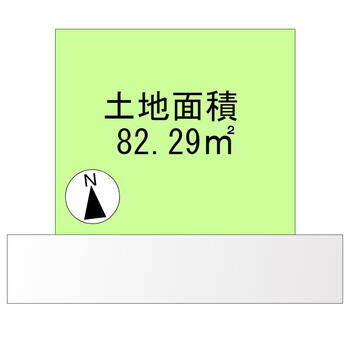 明美町２（八尾駅）　２４３０万円 土地価格2430万円、土地面積82.29m<sup>2</sup> 南面道路に面する間口の広い売土地です！<BR>建物の事でもお気軽にご相談くださいね！