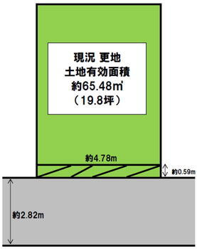 墨江１（細井川駅）　１３９０万円 土地価格1390万円、土地面積66.38m<sup>2</sup> 