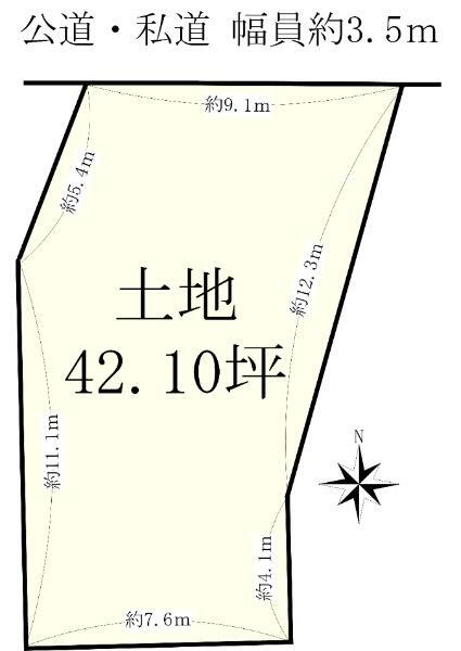 奈良県香芝市上中 志都美駅 土地 物件詳細
