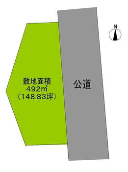 和田町（西脇市駅）　２５０万円 土地価格250万円、土地面積492m<sup>2</sup> 