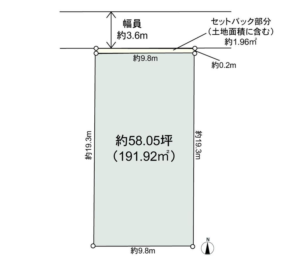 荘園１（石橋阪大前駅）　４０００万円 土地価格4000万円、土地面積191.92m<sup>2</sup> 間口が約9.8mと広く、整形地のため、自由の高い間取りプランを作成できます。建築条件はございません。お好きなハウスメーカーで建築することができます。