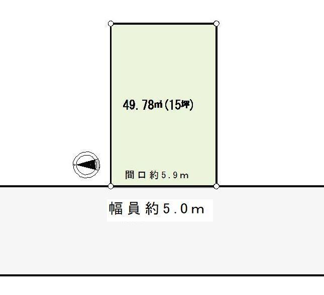 鷹殿町（瓢箪山駅）　１１８０万円 土地価格1180万円、土地面積49.78m<sup>2</sup> 