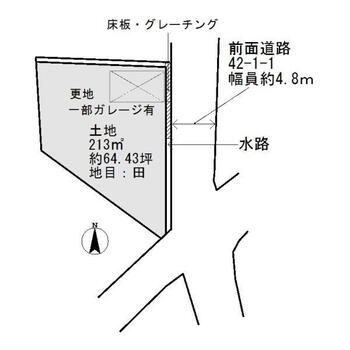 上町（岸和田駅）　３２２０万円 土地価格3220万円、土地面積213m<sup>2</sup> 土地約64.43坪