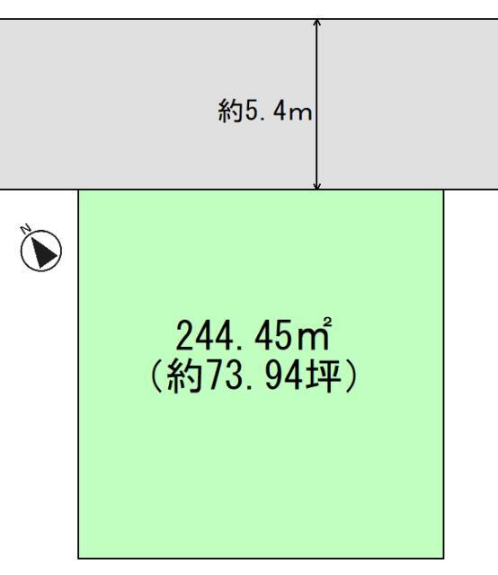 南花台１（三日市町駅）　１３８０万円 土地価格1380万円、土地面積244.45m<sup>2</sup> 