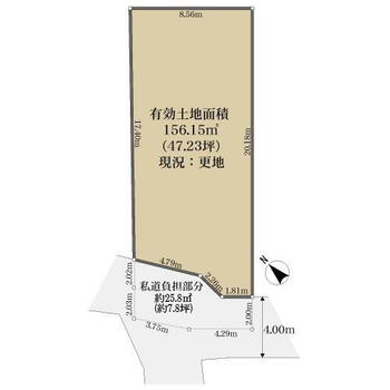 吉井町２（忠岡駅）　１５８０万円 土地価格1580万円、土地面積156.15m<sup>2</sup> 