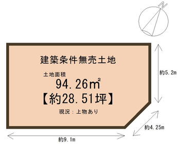 小倉町蓮池（小倉駅）　１８８０万円 土地価格1880万円、土地面積94.26m<sup>2</sup> 建築条件無売土地のため、お好きなハウスメーカー・工務店で建築可能です！<BR>間口も広いので、色々なプランをご検討していただけます。