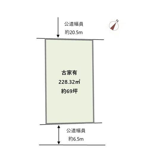 竹の台２（西神中央駅）　４３８０万円 土地価格4380万円、土地面積228.32m<sup>2</sup> 