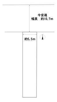 紫竹東高縄町（北大路駅）　６９８０万円 土地価格6980万円、土地面積136.23m<sup>2</sup> 