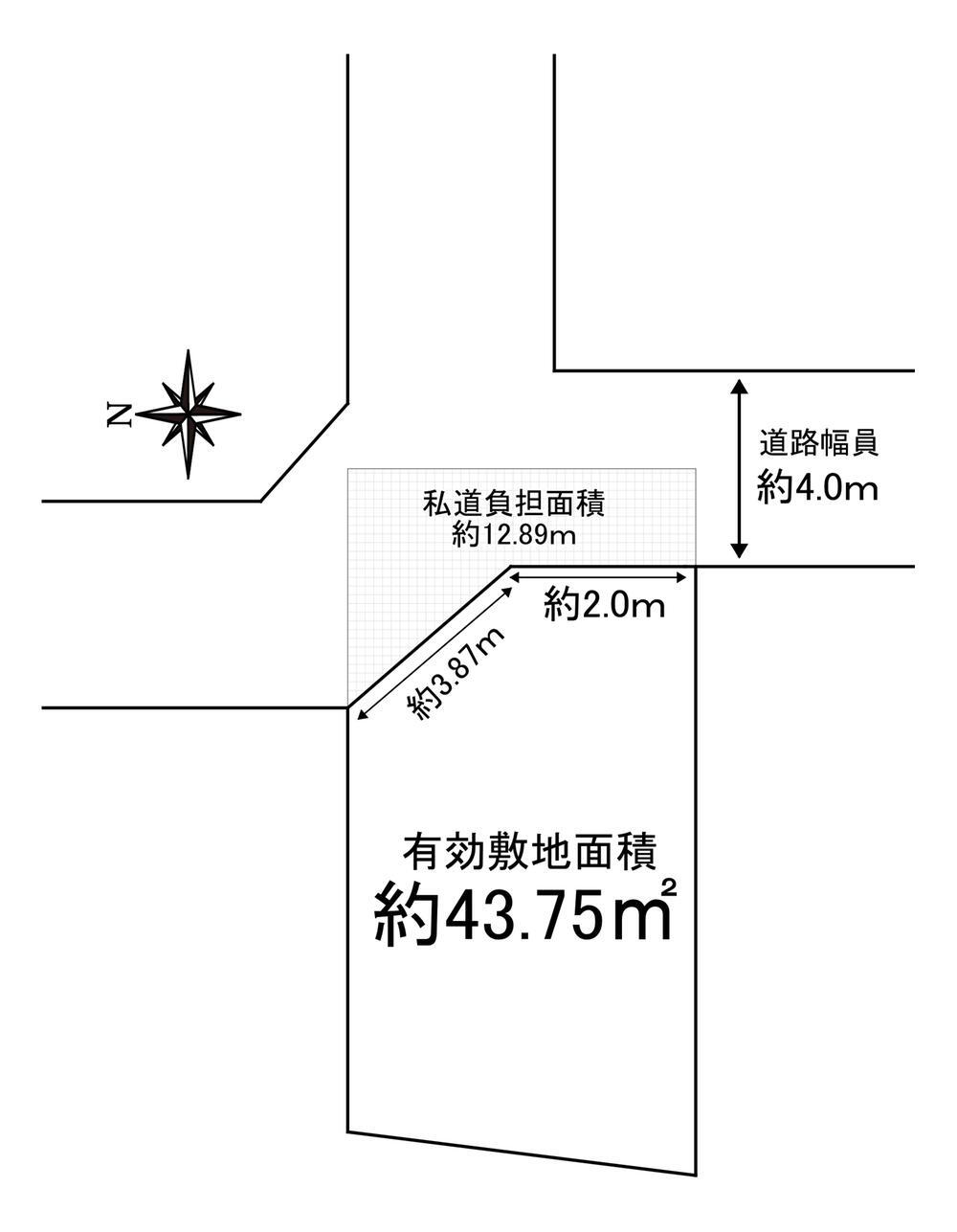 景勝町（伏見駅）　９８０万円 土地価格980万円、土地面積43.75m<sup>2</sup> 建築条件なし