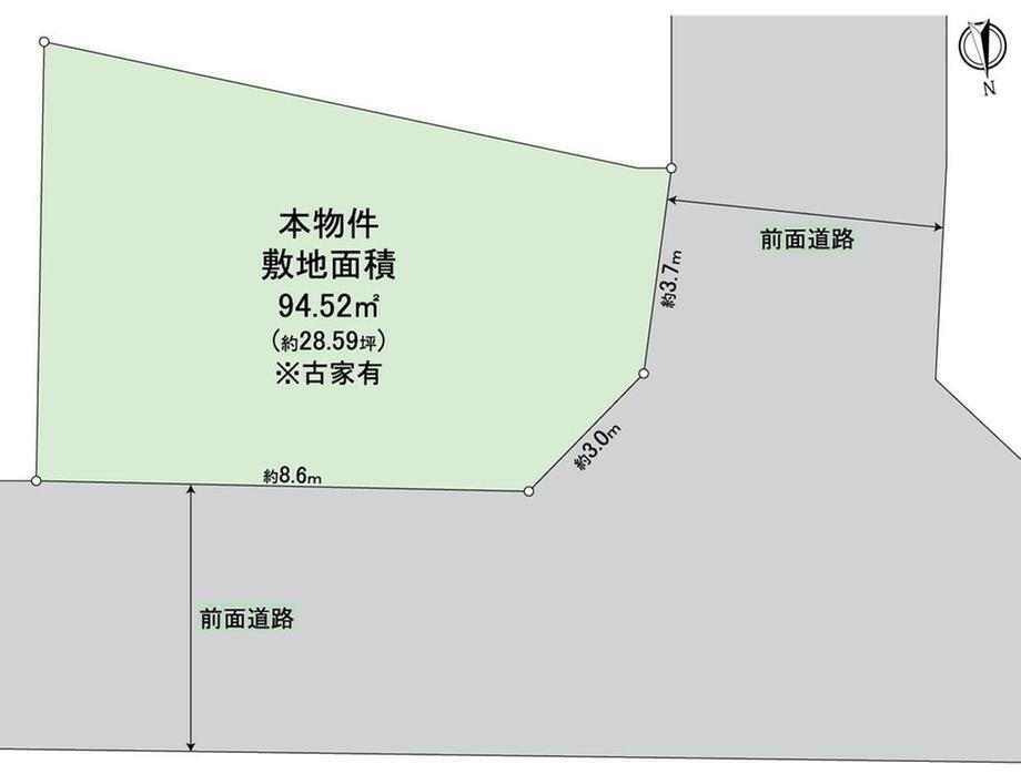 大阪府枚方市野村中町 津田駅 土地 物件詳細