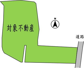 高朝田（寺前駅）　１９０万円 土地価格190万円、土地面積1,163m<sup>2</sup> 