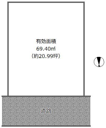 今福西１（蒲生四丁目駅）　３３００万円 土地価格3300万円、土地面積69.4m<sup>2</sup> 有効面積20.99坪。まずは現地の様子や周辺環境をご確認ください。