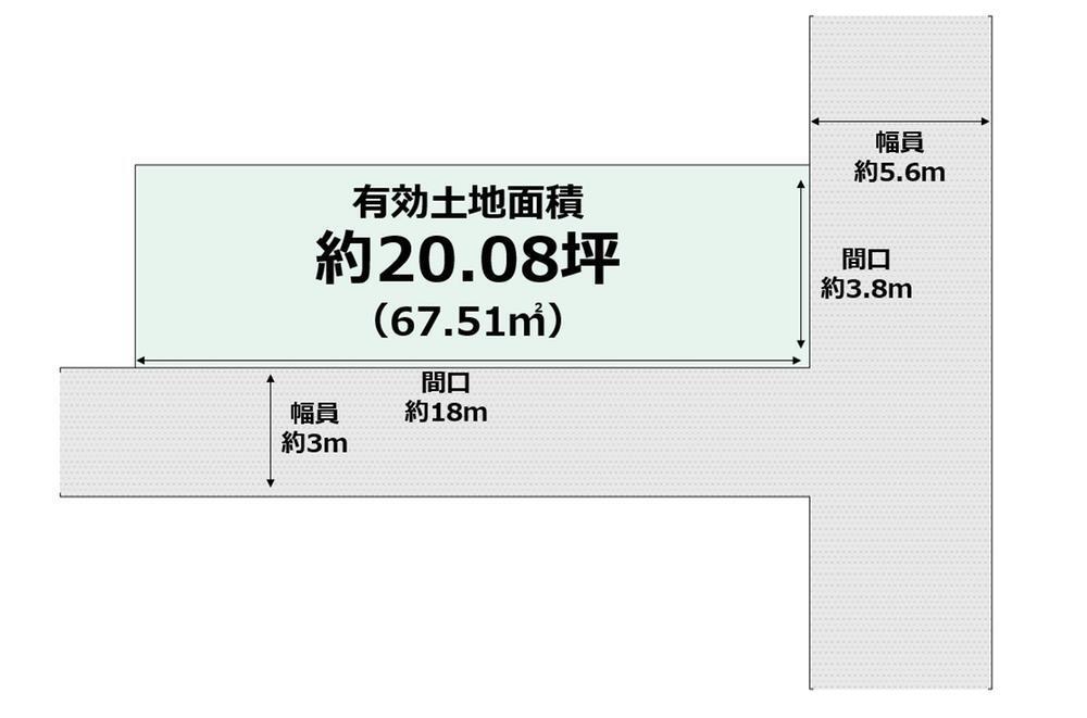東浅香山町２（浅香駅）　２３００万円 土地価格2300万円、土地面積104.06m<sup>2</sup> 