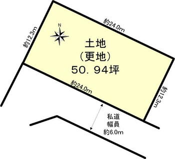 赤膚町　１５２９万円 土地価格1529万円、土地面積296.97m<sup>2</sup> 