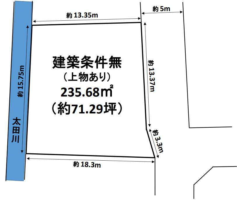 京都府京都市左京区修学院千万田町 宝ケ池駅 土地 物件詳細