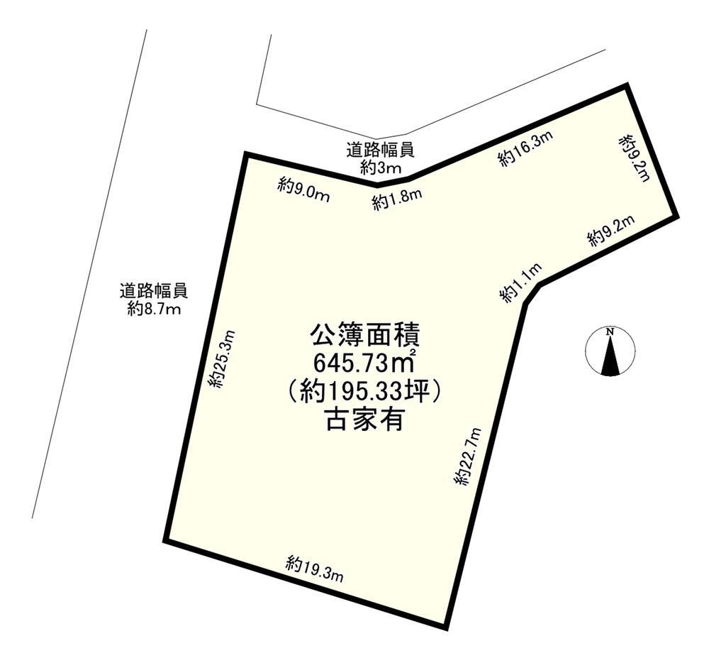 兵庫県神戸市北区山田町原野字寺前 箕谷駅 土地 物件詳細