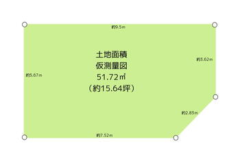 太子堂２（久宝寺駅）　１２８０万円 土地価格1280万円、土地面積50.83m<sup>2</sup> 