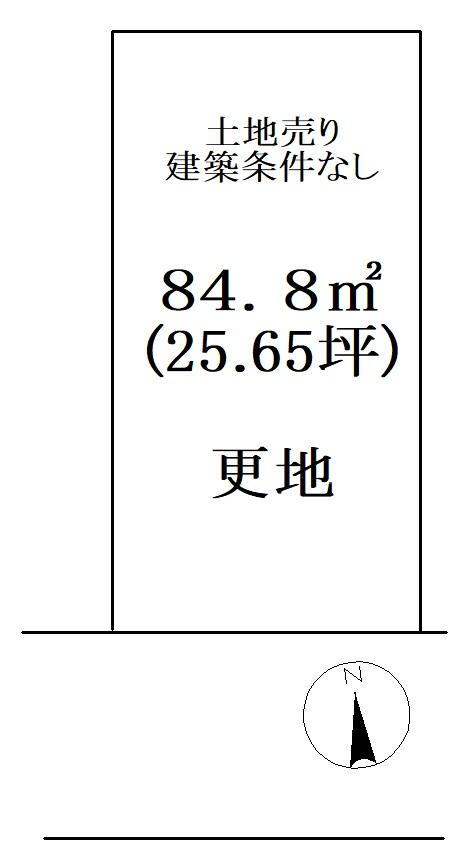 高柳７（寝屋川市駅）　１９８０万円 土地価格1980万円、土地面積84.8m<sup>2</sup> 