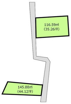 揖保町東用（網干駅）　５５０万円 土地価格550万円、土地面積116.59m<sup>2</sup> 