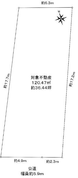 兵庫県明石市松が丘３ 朝霧駅 土地 物件詳細