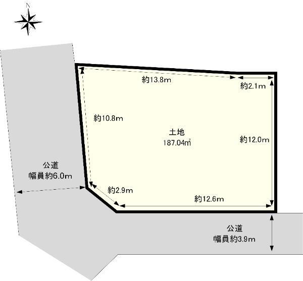 日吉台三番町　３９８０万円 土地価格3980万円、土地面積187.04m<sup>2</sup> 