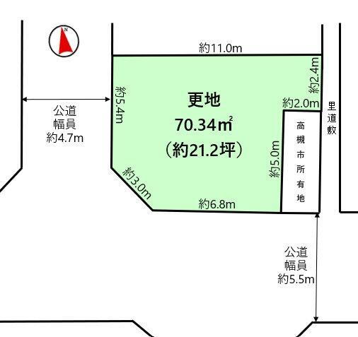 大阪府高槻市西冠３ 高槻市駅 土地 物件詳細