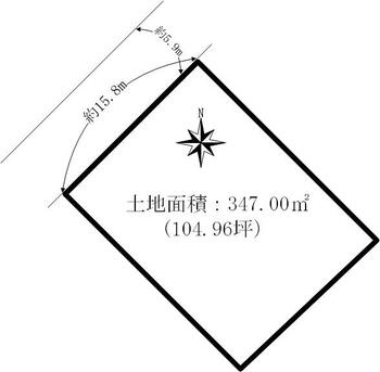 北五葉１（西鈴蘭台駅）　４８８０万円 土地価格4880万円、土地面積347m<sup>2</sup> 