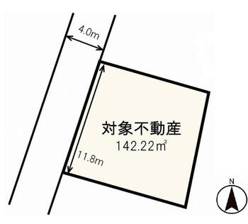 今里町（三条駅）　２５５０万円 土地価格2550万円、土地面積142.22m<sup>2</sup> 