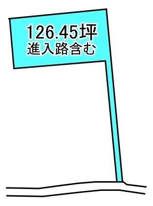 土橋２（新居浜駅）　３３０万円 土地価格330万円、土地面積418m<sup>2</sup> 
