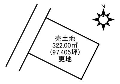 牟礼町原（原駅）　４００万円 土地価格400万円、土地面積322m<sup>2</sup> 