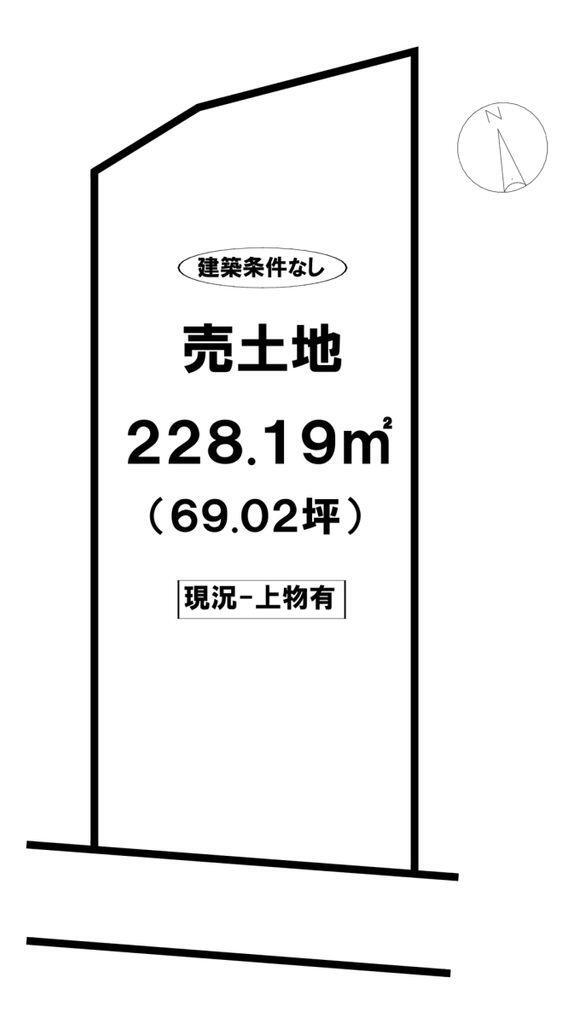 白滝（伊予白滝駅）　３８６万円 土地価格386万円、土地面積228.19m<sup>2</sup> 地形図