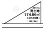 泉町（松山市駅）　１３２２万円 土地価格1322万円、土地面積174.86m<sup>2</sup> 地形図