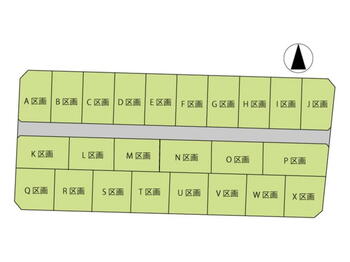海老ノ丸　１６４０万円 土地価格1640万円、土地面積132.25m<sup>2</sup> 【区画図】