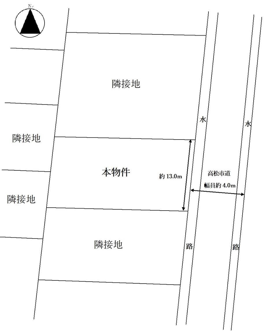 郷東町（香西駅）　１２００万円 土地価格1200万円、土地面積637m<sup>2</sup> 