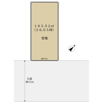 老松町２（倉敷駅）　３４８０万円 土地価格3480万円、土地面積185.32m<sup>2</sup> 