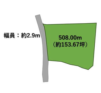 船穂町船穂（西阿知駅）　１５３６万円 土地価格1536万円、土地面積508m<sup>2</sup> 