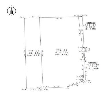 鶴羽田３（新須屋駅）　２８６０万円 土地価格2860万円、土地面積435.8m<sup>2</sup> 建築条件なしの約130坪。