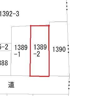 長浜町１（大分駅）　１１８０万円 土地価格1180万円、土地面積83.63m<sup>2</sup> 区画図