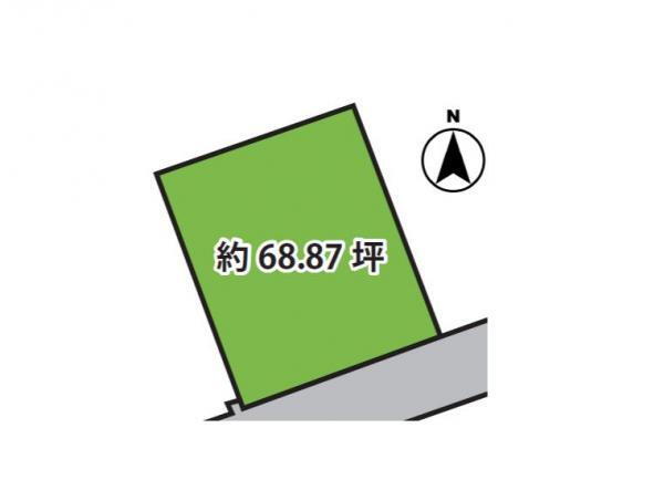 富士見が丘西２（豊後国分駅）　１２５０万円 土地価格1250万円、土地面積227.69m<sup>2</sup> 