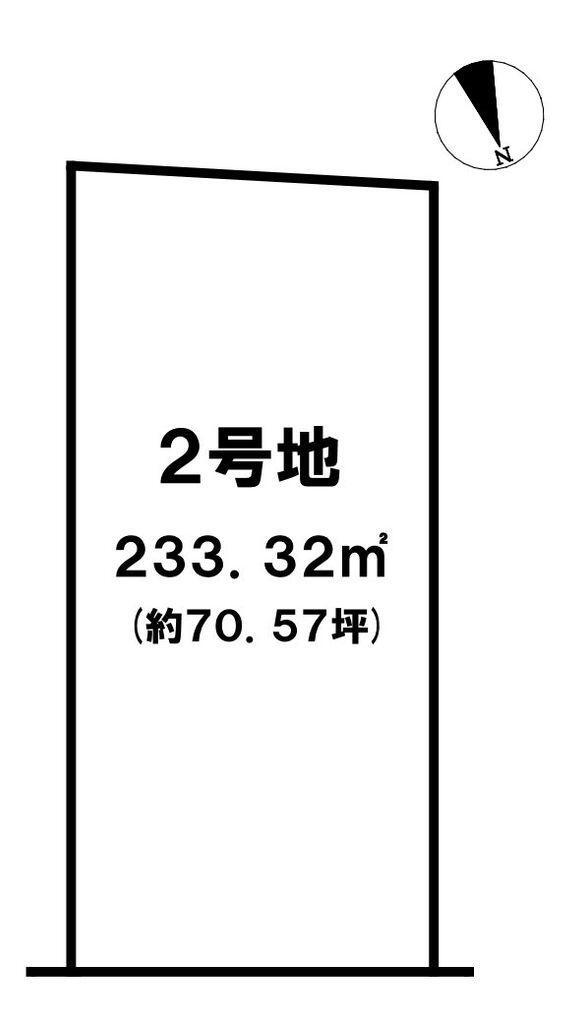 字兼城（首里駅）　３９９８万円 土地価格3998万円、土地面積233.32m<sup>2</sup> 区画図